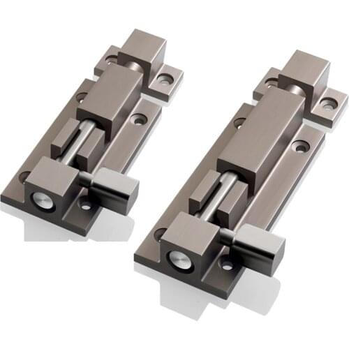 1Pcs 2/3Inch Aluminium alloy Thickening Safe Door/Window Bolt Latches Wooden Door Anti-theft Security Door Hotel Push Bolt