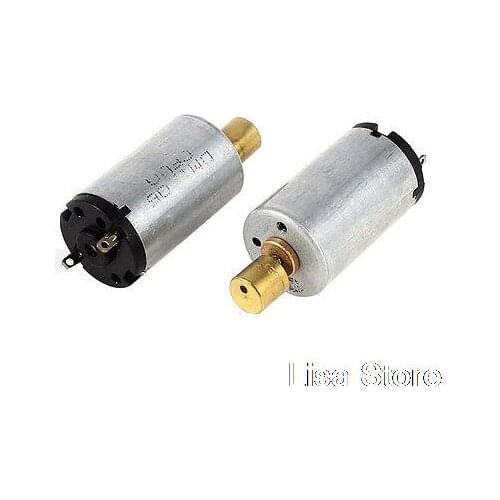 2 Pcs Mini Vibration Vibrating Electric Toys Motor DC 1.25-3.7V 14000RPM 12x20mm