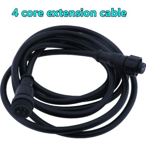 2 core 3 core 4 core DMX512 System Connector 2 AW17 to power supply 2 AW22 to data transfer IP68 waterproof lamp extension cable