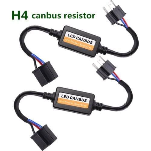 AEN 2Pcs Error Free Canbus Decoder for LED Car Headlight Bulbs H4 H7 H1 H3 H11/H8/H9 H13 9005/HB3 9006/HB4 9007 9004 12V