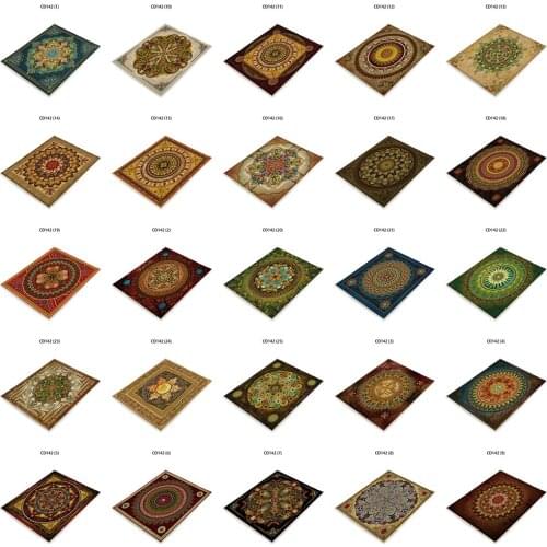 Bohemian Round Dinner Kitchen Decoration Mats Placemat Placemats Dining Table Tea Towels Onderzetters Coastersserviette De Table