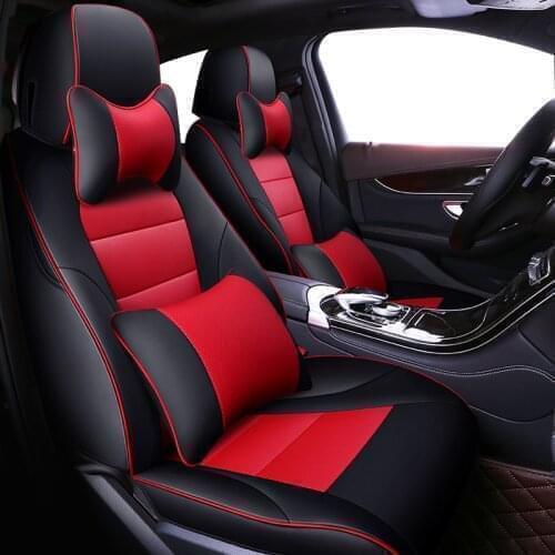 Genuine Leather Car seat covers For citroen c3 c4 berlingo c5 aircross accessories