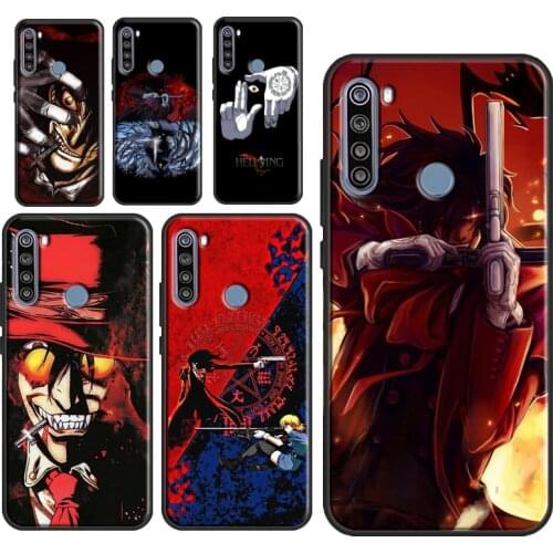 Anime Hellsing Alucard Case For Xiaomi Redmi Note 10 9 Pro Case For Redmi Note 8 7 Pro 8T 9S 9A 9C 9T Cover Funda