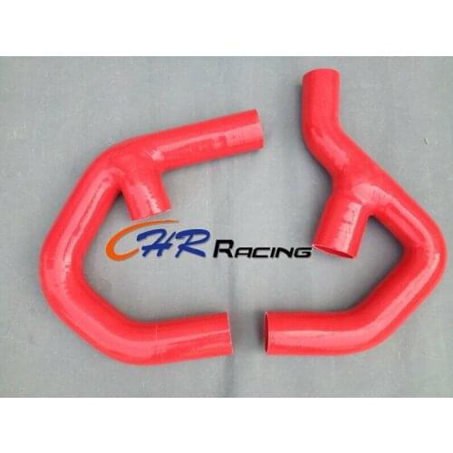 FOR SILICONE INTERCOOLER PIPE HOSE VW GOLF MK5 MK6 A3 JETTA GTI FSi 2.0T RED