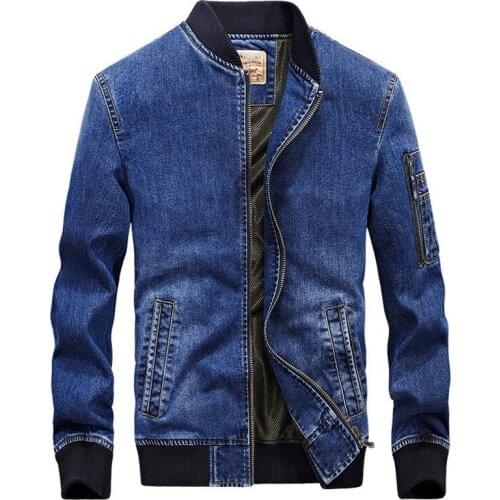 Men jeans jacket brand new fashion bomber denim jackets mens casual cowboy embroidered 4XL coat streetwear male clothes chaqueta