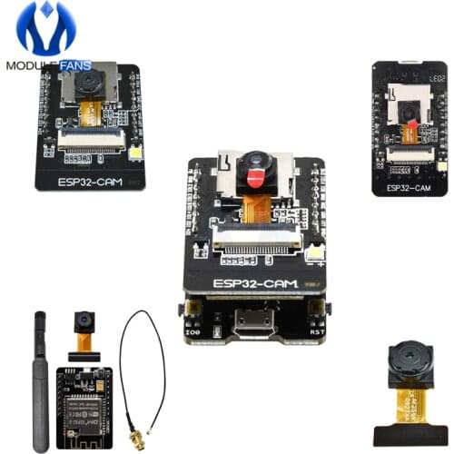 ESP32 Camera ESP32-S Cam Mb/Ch340 Antenna Camera Module Development Kit Board 5v Bluetooth Serial Micro Usb Ov2640 Camera Module