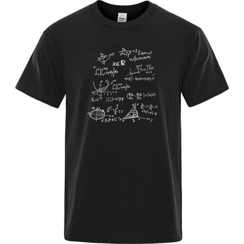 T-shirt 2019 summer Mathematical Formula mens T-shirts The Big Bang Theory t shirt men sportwear brand-clothing top tees cotton