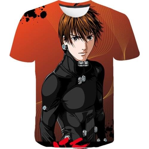 New Summer Gantz 3D Print T Shirt Fashion Casual Streetwear Men Women Children Trendy T-shirt Short Sleeve Cool Comfortable Tops
