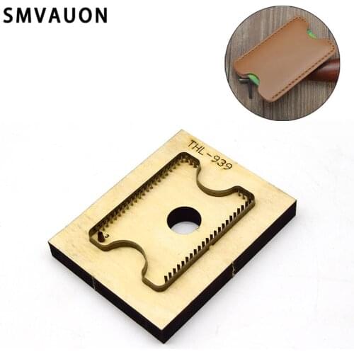 Card bag pendant 2020 DIY new wood mold cutting fashion leather steel mold cardholder die cutter for leather