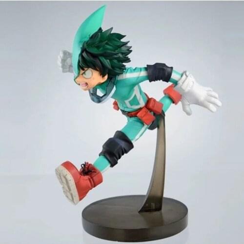 2021 My Hero Academia Izuku Midoriya Running Ver Cosplay PVC Action Figure Deku 7th Fighting Coat Collectible Model 10cm