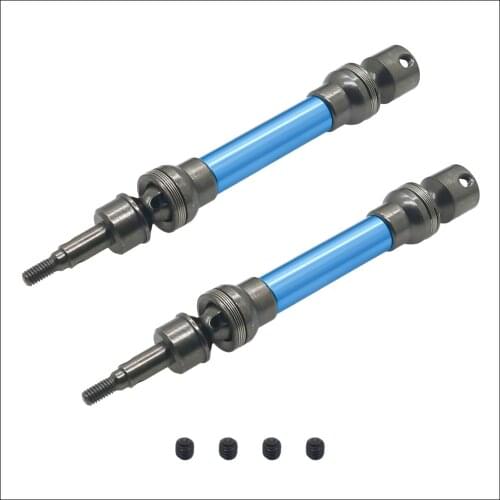 2 PCS SLIDER FRONT/REAR CVD DRIVE SHAFT SET for 1-10 ARRMA 3s&Mega Vorteks Senton Granite Big Rock Typhon upgrade part Freeship