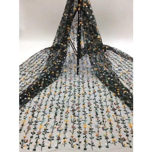 Latest French Nigeria Lace Fabric 2021 High Quality Tulle African Lace Fabric Wedding French Tulle Lace Fabric D3770