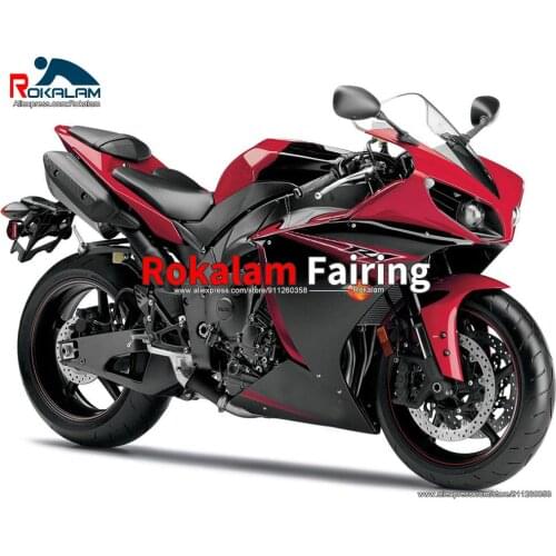 ABS Plastic Fairing For Yamaha R1 YZF1000 2012 2013 2014 YZFR1 12 13 14 Red Black Motorcycle Bodyworks (Injection Molding)