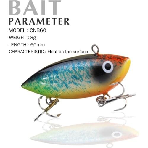 Fishing Lure 60mm/8g High Quality VIB Hard Bait Move In The Surface Fishing Tackle