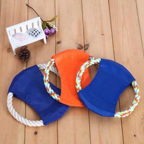 Pet Supplies Dog Flying saucer Throwing Toy Man Dog Interactive Flying saucer Dog Bite Pet Toy,Q155