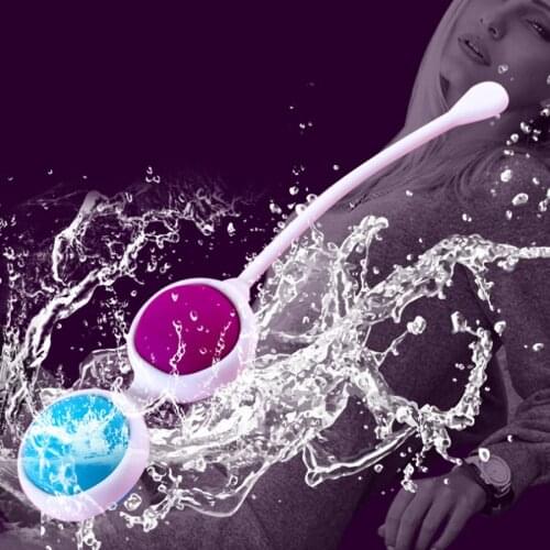 4 Balls Bead Dumbbells Vaginal Clever Ball Vagina Tight Exercise Trainer Female Vaginal Shrink Training Kegel Ball Waterproof