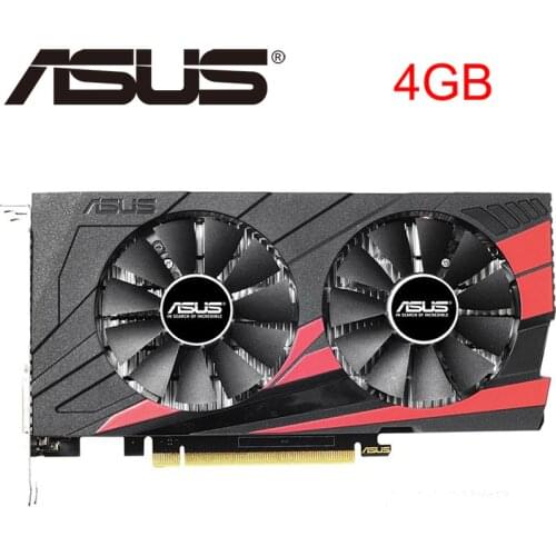 ASUS Video Card Original GTX 1050 Ti 4GB 128Bit GDDR5 Graphics Cards for nVIDIA VGA Cards Geforce GTX 1050ti Hdmi Dvi game Used