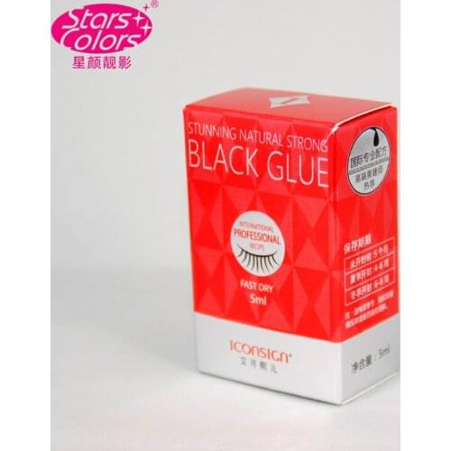 Stars Colors long lasting 45 days 5ml False Eyelash Glue Professional Individual Eyelashes Extension Glue Low Odor Low Irritant