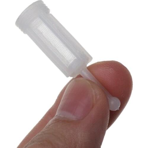 10pcs 10pcs Plastic Spray Gun Filter Gravity Type Sprayer Pot Diameter 11mm Total Length 38mm Reduce Clogging Adapt to the of