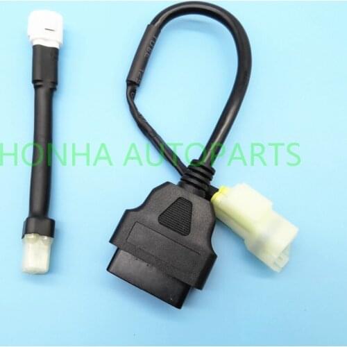 3&4 pin connector OBD II K-Line diagnostic harness electronic cable of Honda-YAMAHA motorcycle