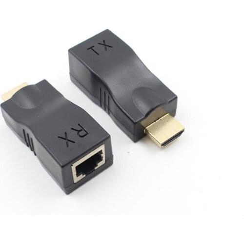 4k 3D HDMI HD 1080P HDMI Extender Over Single RJ45 Cat 5e/6 Network Ethernet Adapter Transmission Distance up 30m r20