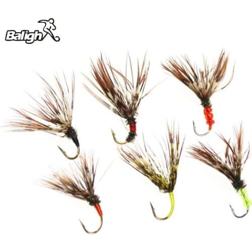 6pcs Insects Flies Fly Lure Fishing Bait Dragonfly Topwater Bait Dry Flies Trout Artificial Crank Lure Hook
