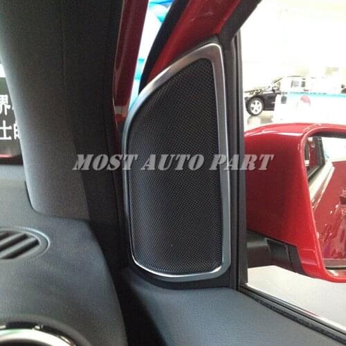 ABS Plastic Interior Car Door Tweeter Speaker Frame Trim For Mercedes Benz B Class W246 B200 B260 2012-2016 2pcs Car Decoration