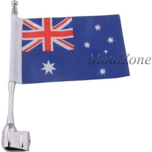 Motocycle CNC Aluminum Rear Side Mount Luggage Rack Antenna Vertical Flag Pole For Honda GoldWing GL1800 GL1500 GL1200 2001-2011