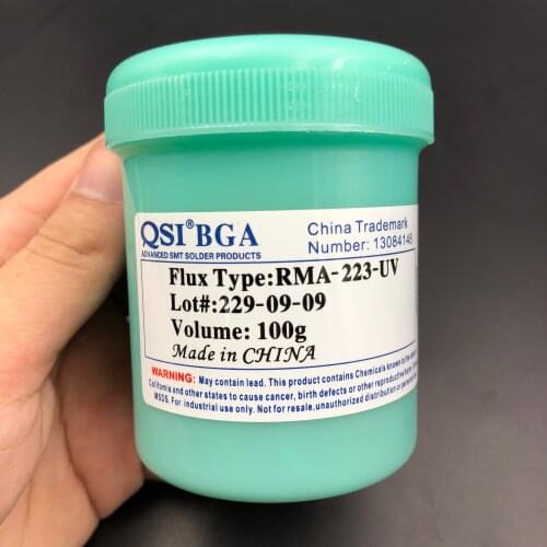 Free Shipping 100g RMA-223-UV BGA PCB Flux Paste No-Clean Solder / SMD Soldering Paste Flux Grease flux rma 223