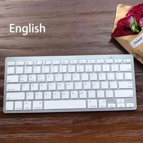 Russian/Spanish/Korean Bluetooth Wireless Keyboard for Tablet/Laptop/Smartphone