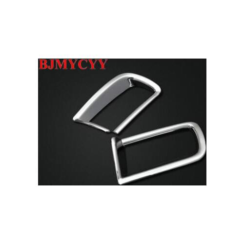 BJMYCYY 2PCS/SET Rear fog lamp ABS decoration frame for Toyota Prado 2700 2010-2018