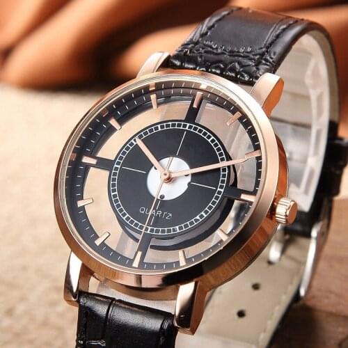 Women Watch Leather Hollow Dial Watches Fashion Casual Feminine Relogio Dress Quartz Wristwatch Casual Reloj Mujer saati hours