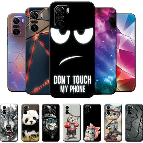 For Xiaomi POCO F3 Case Geometric Style Cover For Xiaomi POCO F3 Capa Soft TPU Silicone Phone Case For Xiaomi POCO F3 Coque 6.67