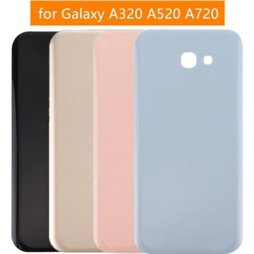 For Samsung Galaxy A3 A5 A7 2017 A320 A520 A720 Glass Battery Back Cover Rear Back Cover Housing Door Replacement Repair Parts