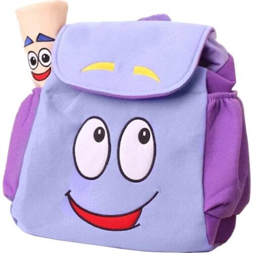 Dora Explorer-mochila de rescate con mapa, juguetes preguardería, morados, regalos de navidad