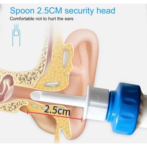 Electric suction earwax earpick useful suction product for big kids electric ear pick ear cleaner double ear spoon