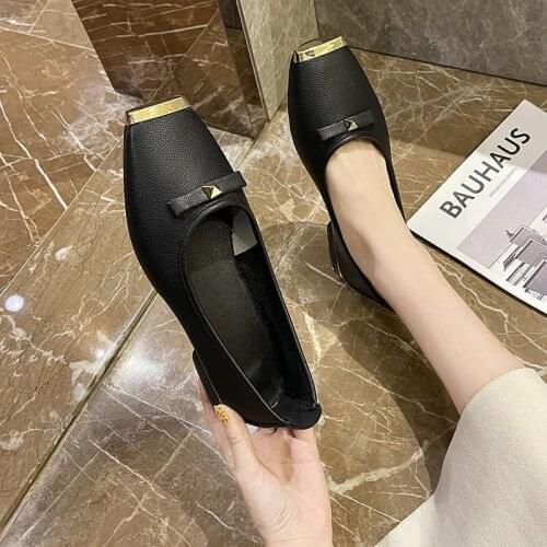 One pedal set foot shallow mouth single shoes spring and autumn new small square toe womens lace heel shoes all-match X729