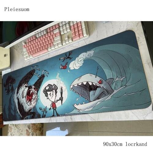 Dont starve mouse pad 90x30cm gaming mousepad anime big office notbook desk mat High quality padmouse games pc gamer mats