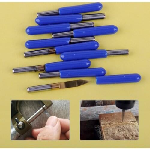 LETAOSK New 10pcs Titanium Coated Carbide PCB Engraving CNC Bit Router Tool 30 Degree 0.2mm Accessories