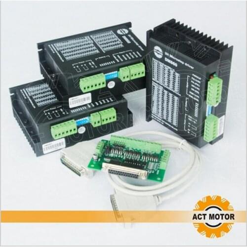 Highly Recommend! ACT 3Axis Stepper Motor Driver DM860 80V 7.8A 256Microsteps for Nema34 Stepper Motor CNC US CA JP DE Free