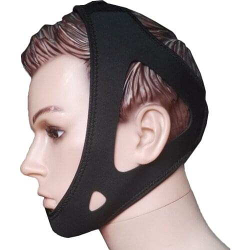 Anti Snore Stop Snoring Chin Strap Apnea Jaw Belt Support Adjustable Sleep Aids For Women Men Better Breath Health Snore Stopper