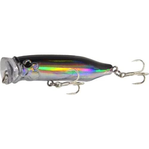 7cm 9.4g popper topwater fishing lures professional Arouse water splash Attract big fish 3D Eyes Artificial Bass Wide Wobble