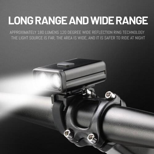 Type-C USB Rechargeable Bike Light Helmet Lighting 2T6 Cycling Warning MTB Riding Lamps Safety Led Bicycle Headlight Accessories