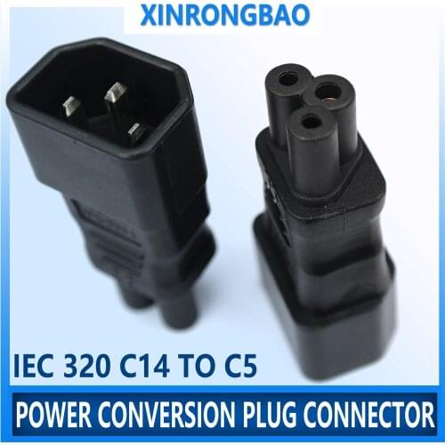 Universal Power Adapter IEC 320 C14 to C5 , C5 to C14 AC adapter pdu UPS plug female Power adapter Modification of power adapter
