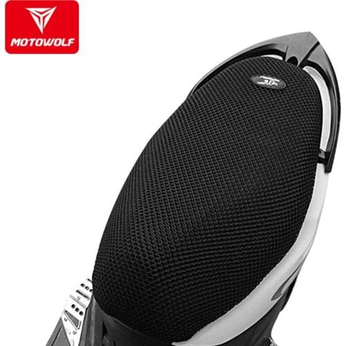 Universal Motorcycle/Scooter Seat Cushion Mesh Cover Heat Insulation Waterproof Breathable Cushion Thicken Sunscreen Seat Cover
