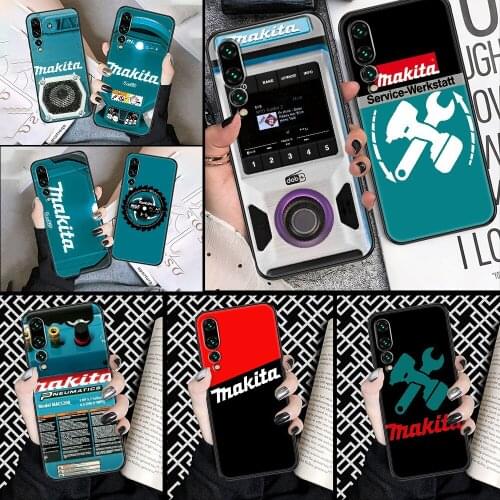 Toolbox Makita Phone case For Huawei P Mate P10 P20 P30 P40 10 20 Smart Z Pro Lite 2019 black trend prime silicone back painting