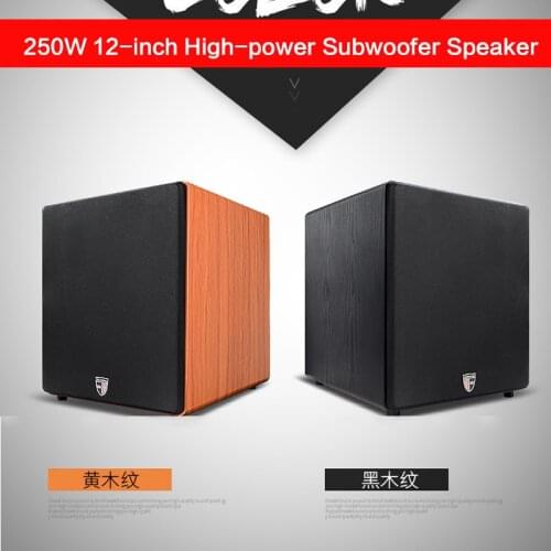 12-inch 250W High-power Subwoofer Speaker Home Theater HiFi Enthusiast Speaker DIY Passive Subwoofer Speaker Super Bass