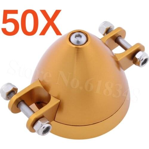 50pcs 38mm 1.5inch Alloy Folding Prop Spinner 3.17mm Motor Shaft With Adaptor 6mm RC Airplane Parts