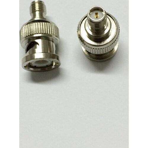 ALLISHOP 50Pcs RF Adapter Kit Connector BNC Male to RP SMA Female Nickel Plated Coax RF Converter Adapter for CCTV Camera