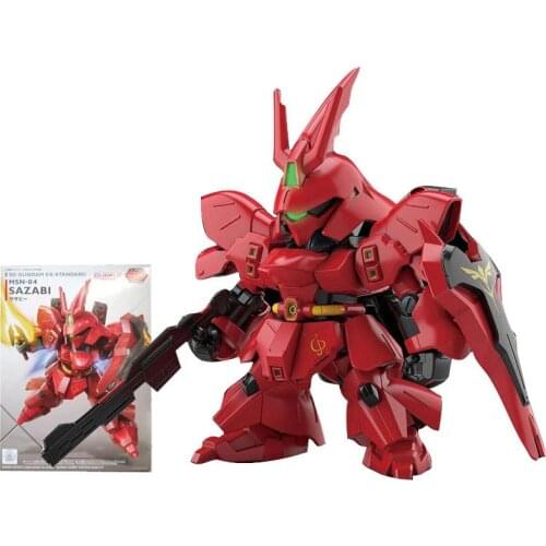 Anime SD BB SAZABI Gundam Strike Freedom Action Figureals Brinquedos Model Mobile Suit Kits Plastic Puzzle Robot Toys Hot Toys